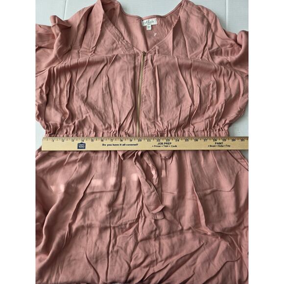 Full Circle Trends Dress‎ NWT Long Sleeve Pink With Pockets 3X - Picture 8 of 11